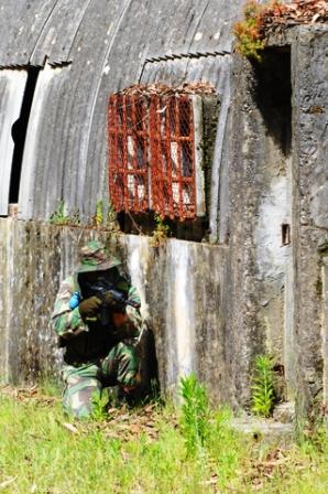 Photo of Airsoft Bunker side building with sniper waiting