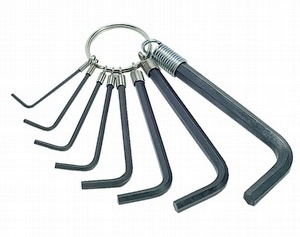 A set of allen keys for Airsoft Gun Maintenance