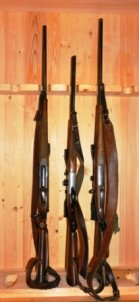 Picture of a gun cabinet related to keeping or storing your Airsoft guns safely and properly